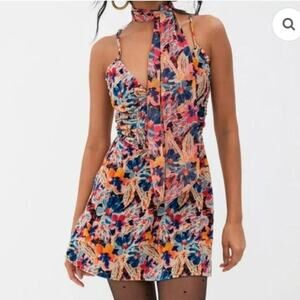 For Love & Lemons Brooklyn Mini Dress in Size XS